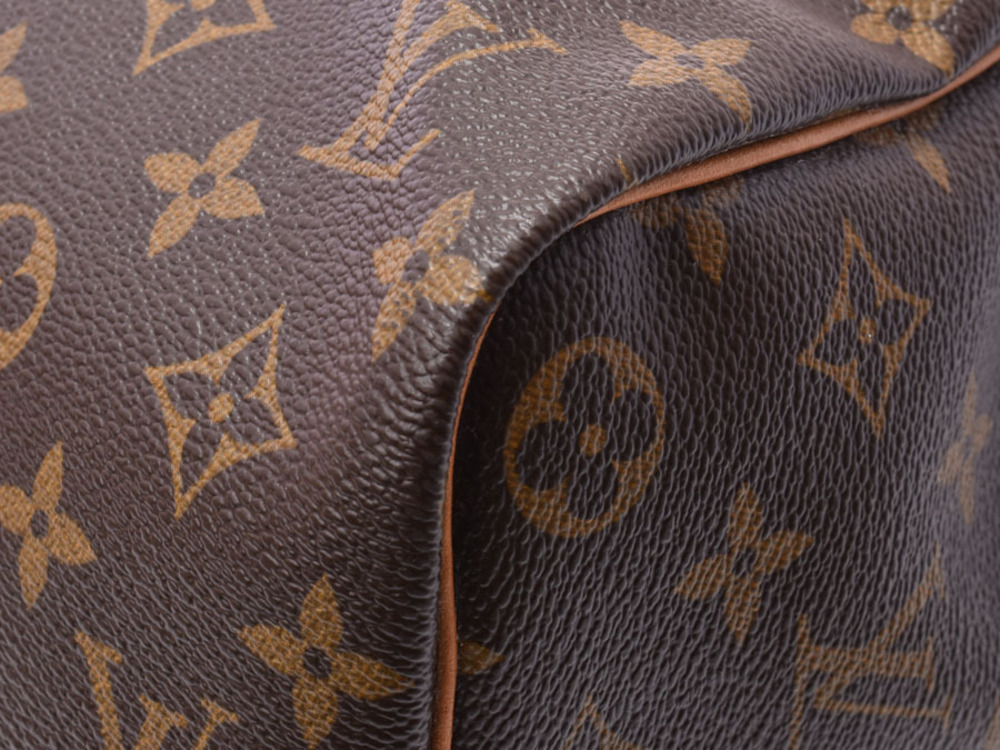 Louis Vuitton Brown Bag Leather Keepall Strap Boston Monogram - Picture 7 of 9